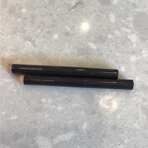 SET OF 2 LAURA MERCIER CAVIAR STICKS - ROSEGOLD AND MOONLIGHT